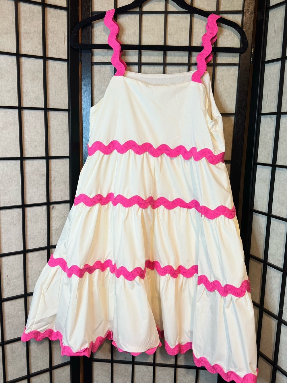 Tiered Scalloped Ric Rac Trim Dress - Picture 6 of 7